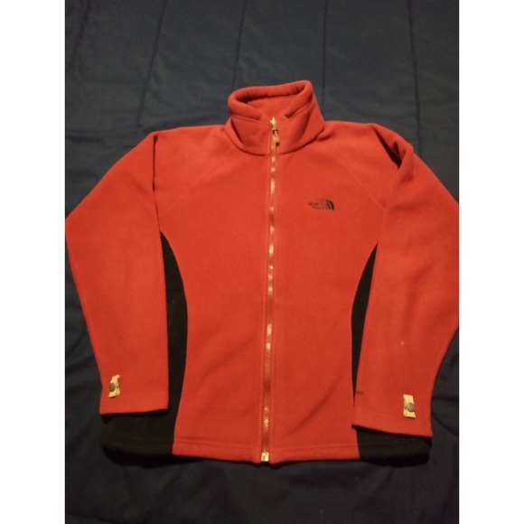 The North‎ Face Fleece Vintage Y2K Full-Zip Outdoor Jacket, Red, Womens Medium - Picture 1 of 7